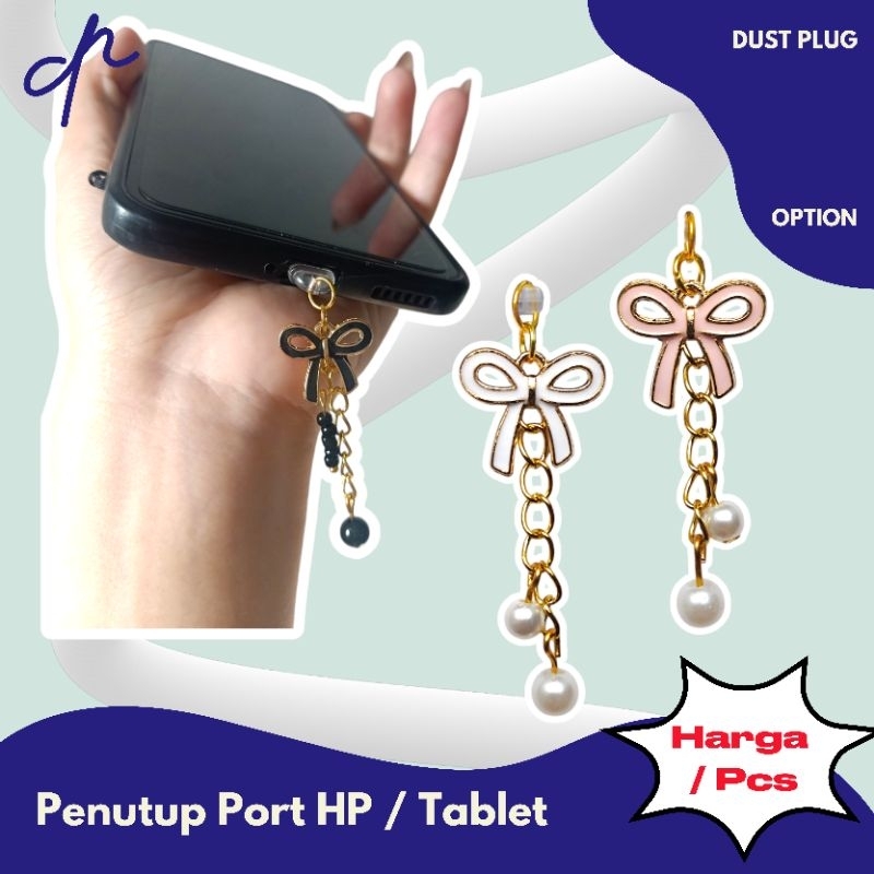 [D.N] PENUTUP PORT ANTI DEBU / IP-LIGHTING, ANDROID-TYPE C/ DUST PLUG PORT CHARGER-EARPHONE