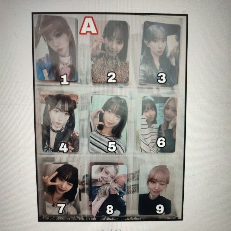 Official Secret Number Photocard POB Zuu