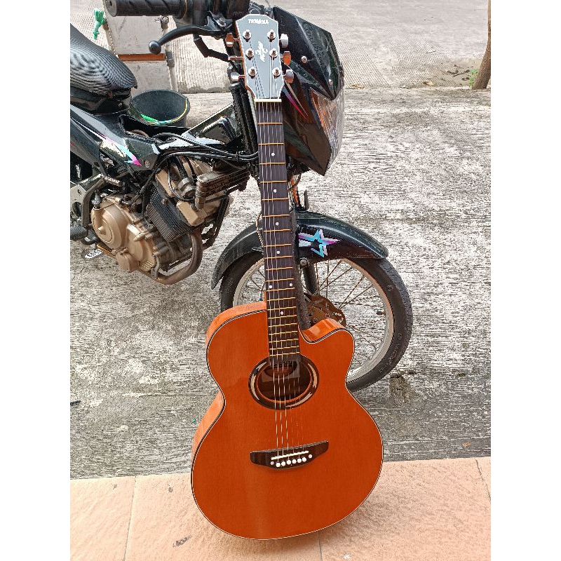 Gitar Akustik Yamaha APX 500i Custom warna coklat