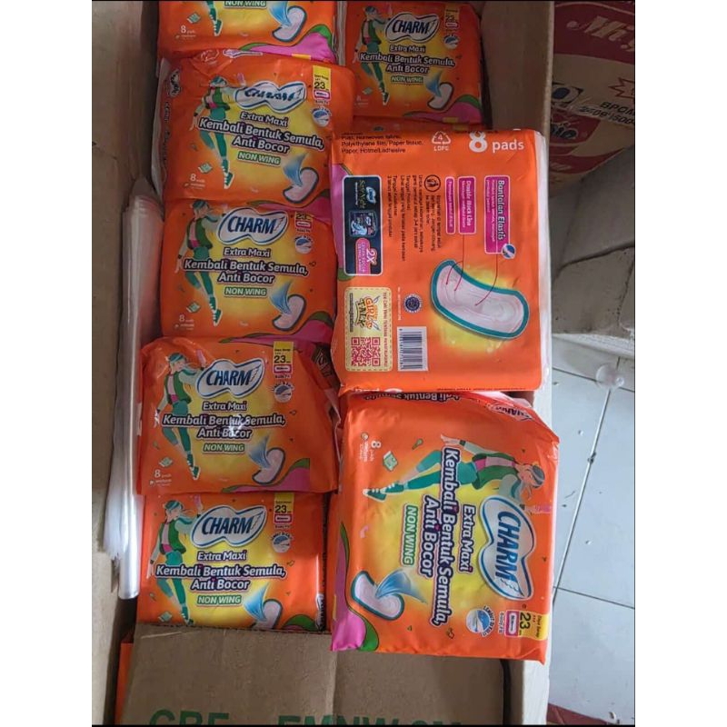 CHARM PEMBALUT SIANG NON WING 8 pads