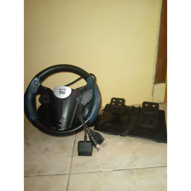 steering wheel PS 2/laptop/pc (*hanya stir saja*)