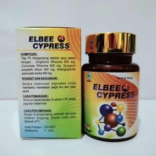 ELBEE CYPRESS  1 BOTOL ISI 30 PIL HITAM AJAIB TERBAIK ORIGINAL