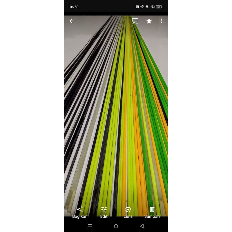 joran fiber lentur nila