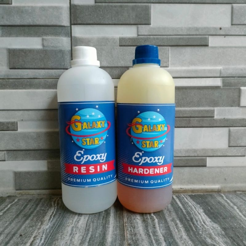 epoxy galaxy star resin&hardener lem epoksi kuat