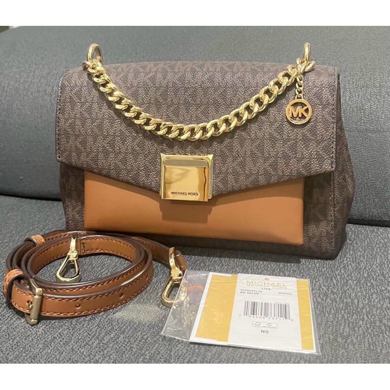 Peeloves MK Lita Medium Sign Brown