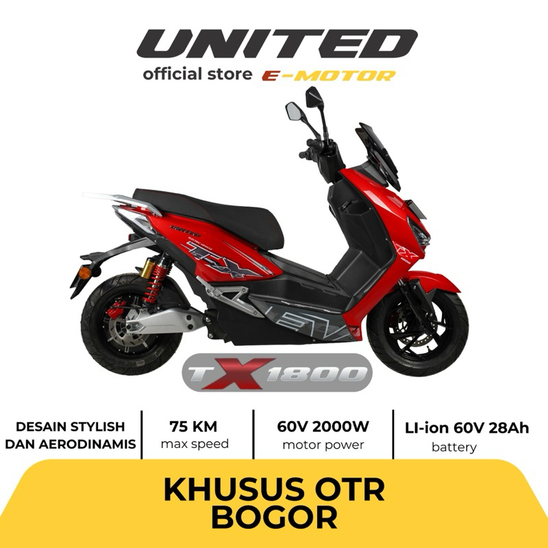 OTR BOGOR - United E-Motor TX1800