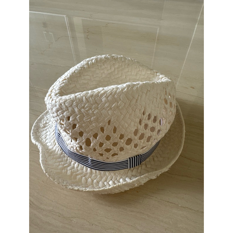 preloved topi pantai anak hat kids Topi Fedora Jerami anak topi fashion x topi pantai