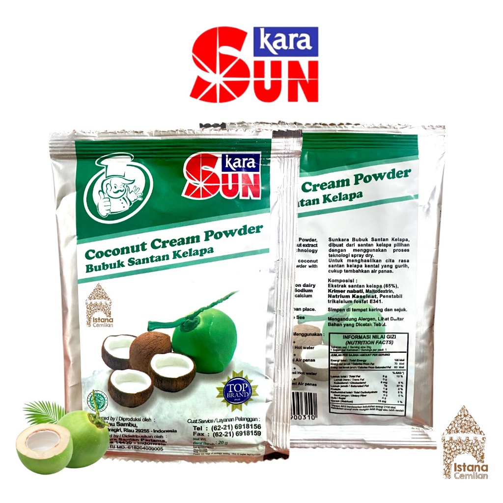 

Sun Kara Bubuk Santan Kelapa 20 Gram