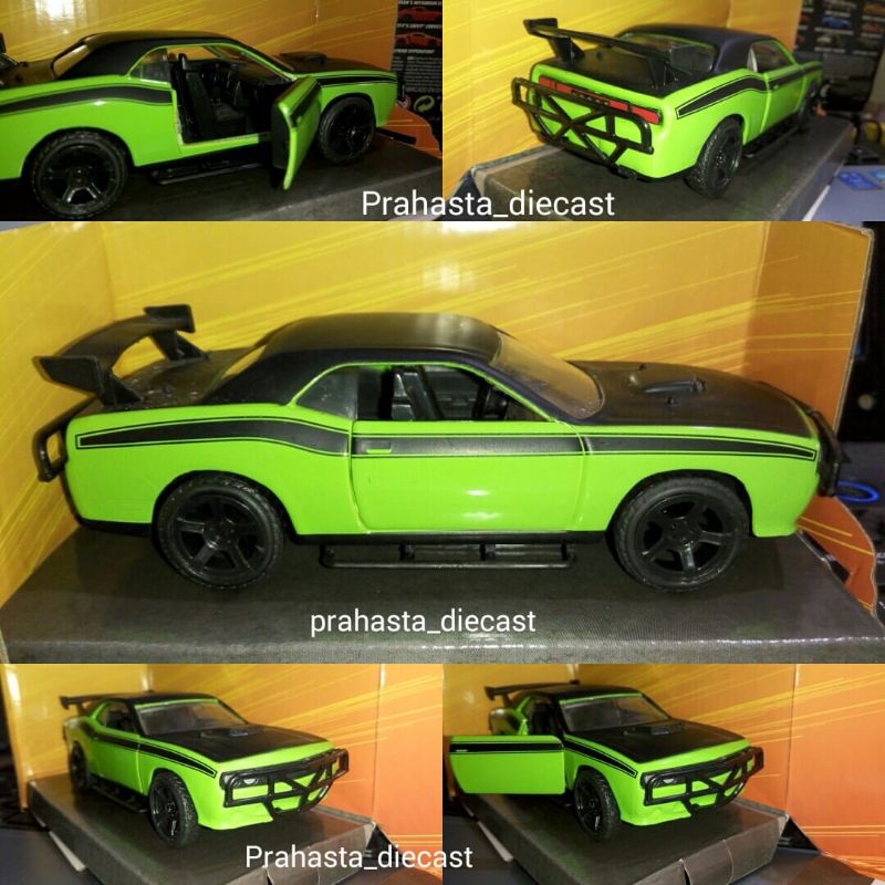 Diecast Minuatur Mobil Jada Letty's Dodge Challanger Error Box Sale