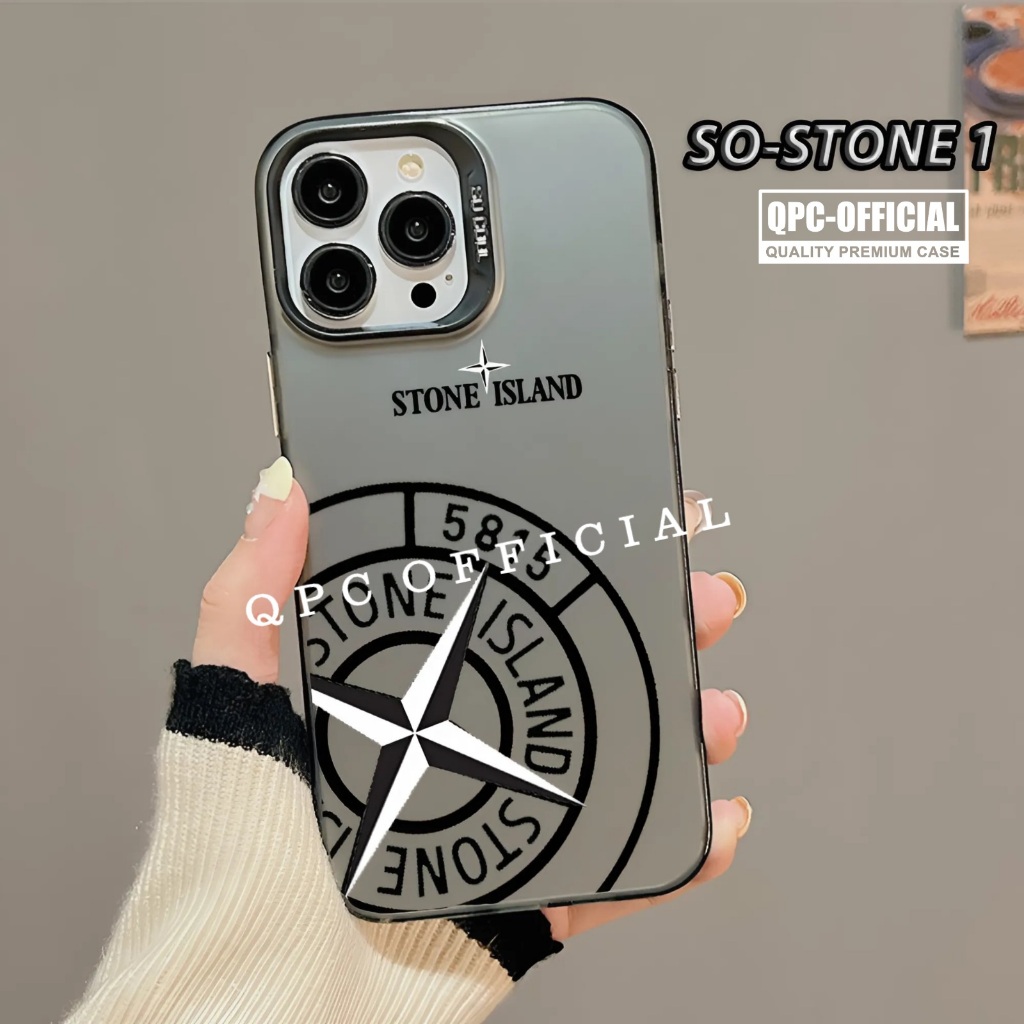 Case IMD Hologram Case Casing Stone Island for Iphone 16E