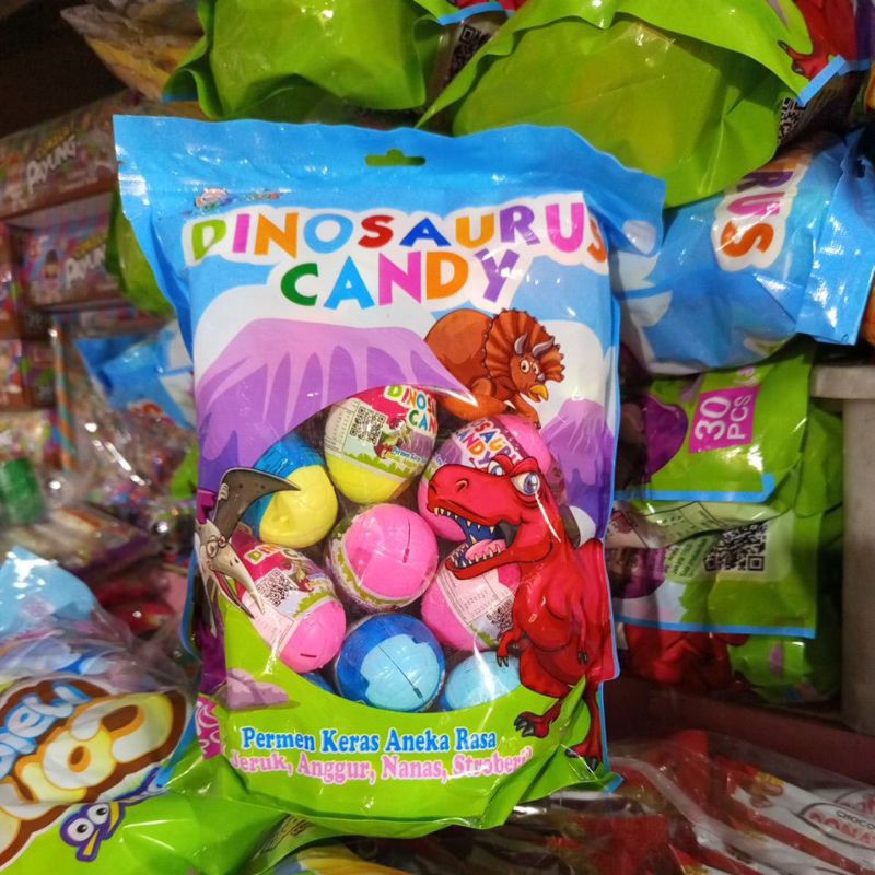 

Dinosaurus Candy 1 bungkus isi 30 pcs