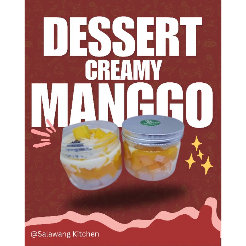 

Dessert Creamy Manggo |Kemasan tabung Jar