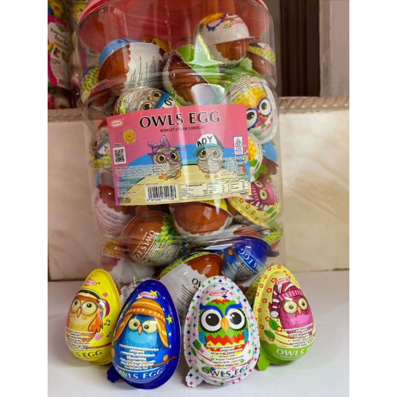 

Luvmi biskuit Owls/ Gengsing Egg isi 60 pcs