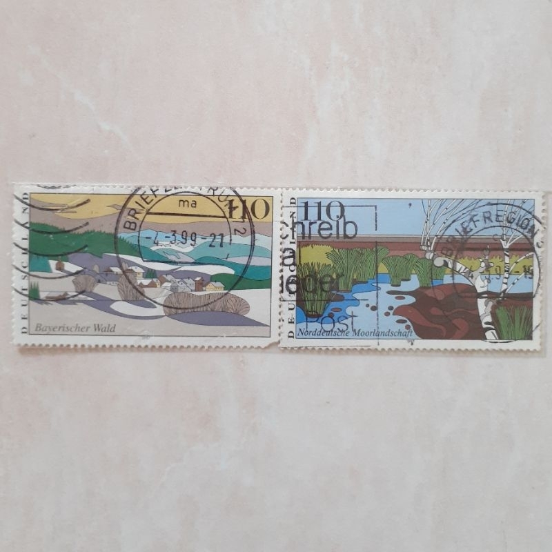 

Perangko Jerman Images of Germany Tahun 1997 set 2pcs
