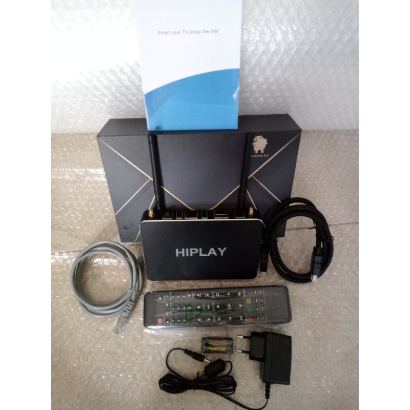 Hiplay Android TV Box A5 4K Dual WiFi original terlengkap