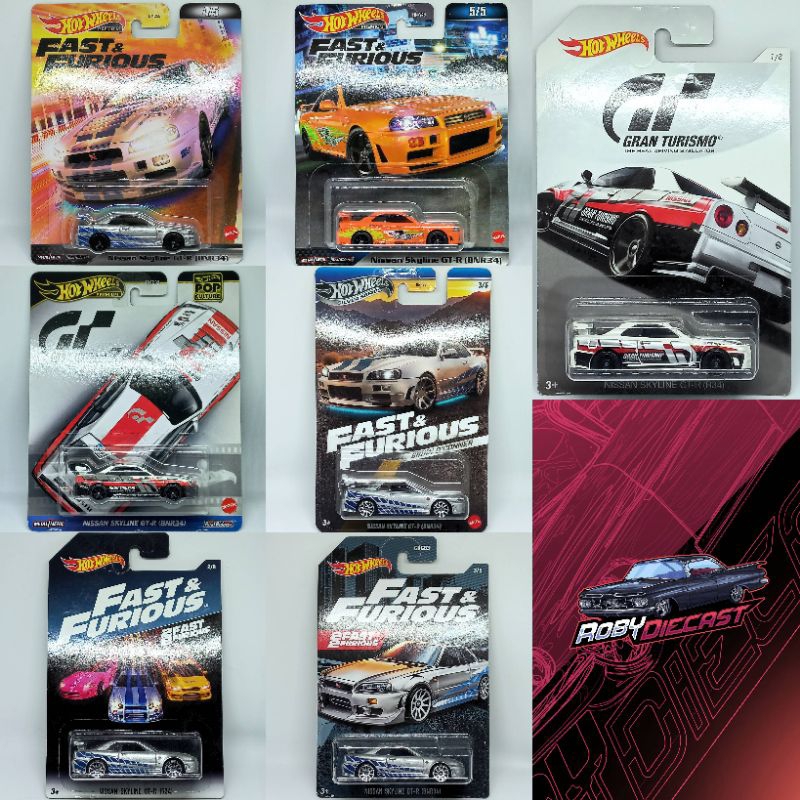 Hot Wheels Nissan Skyline GT-R [BNR34]