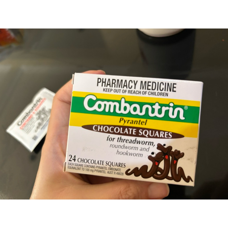 

Combantrin Rasa dan Bentuk Coklat Per sachet
