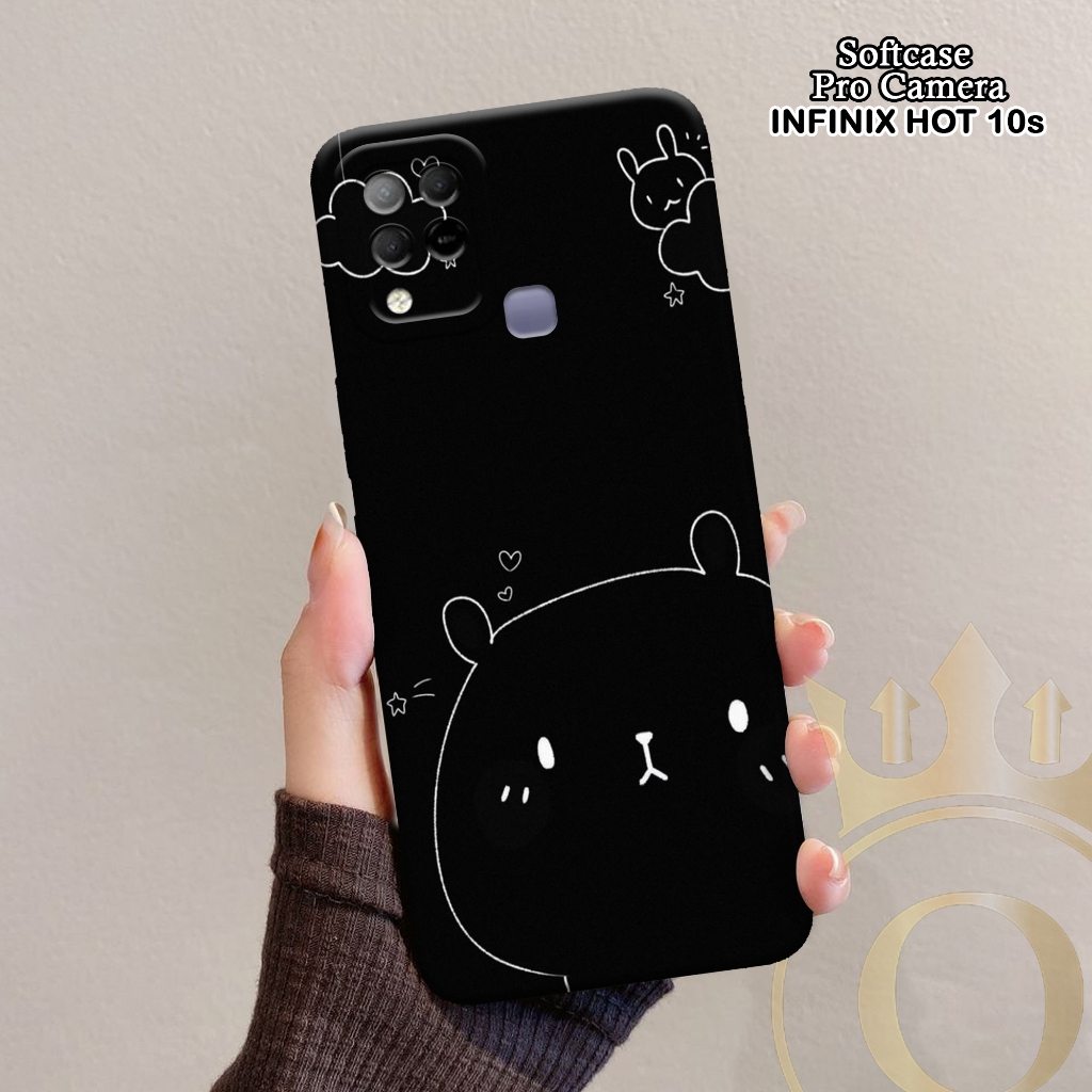 Softcase Infinix Hot 10s - ORORA - Casing Infinix Hot 10s - Motif case Cartoon - Infinix - Softcase 