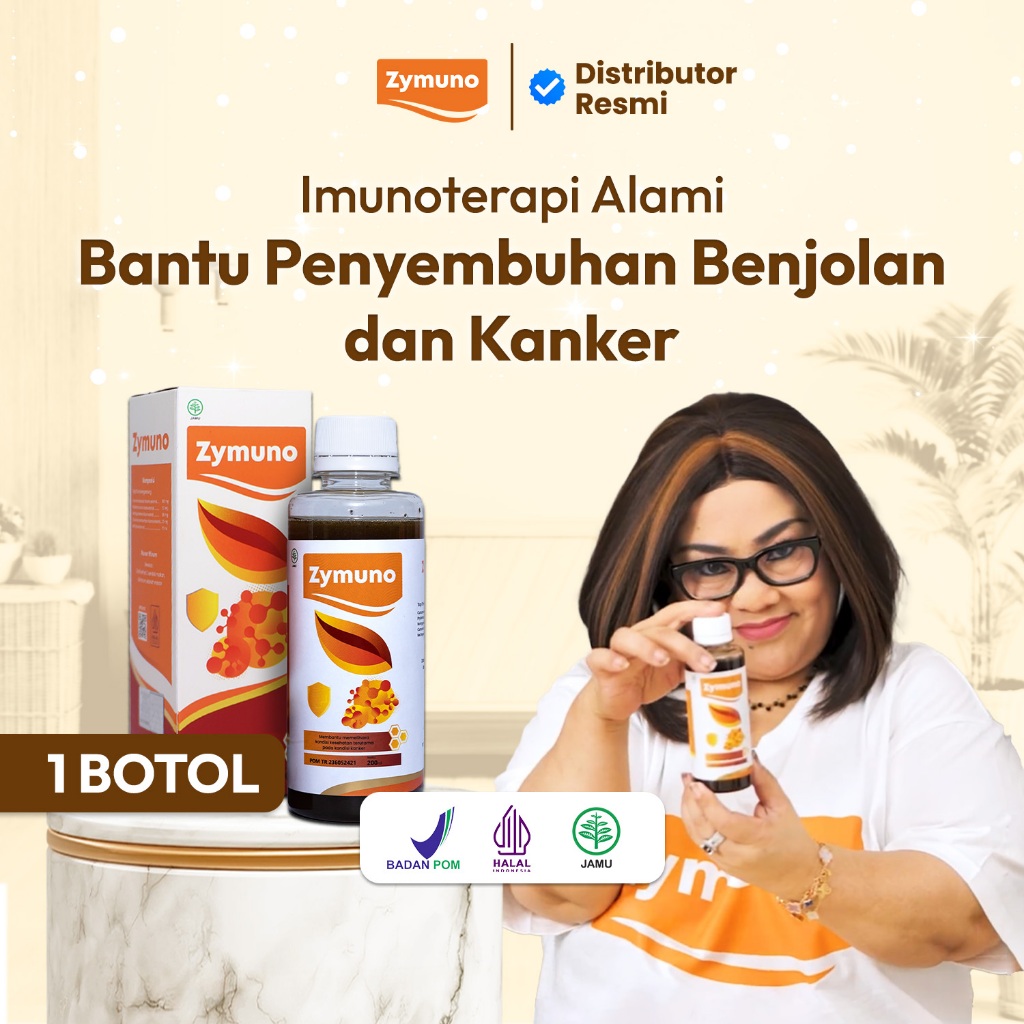 

Zymuno Madu Suplemen Obat Herbal 1 Box Atasi Benjolan Lunak Kanker Tumor Imunoterapi Imun Tubuh