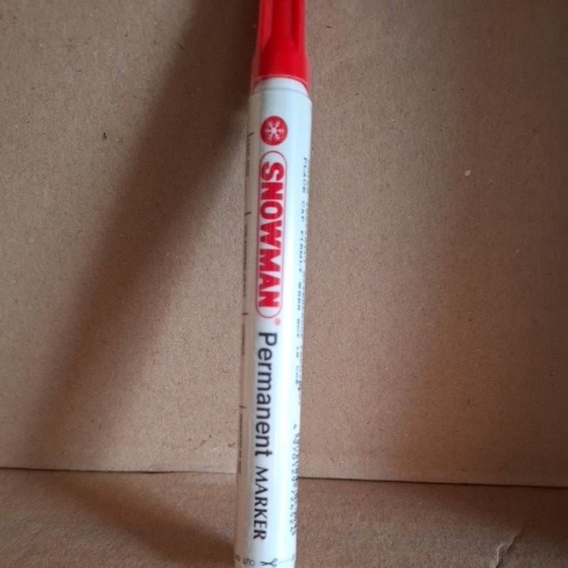

spidol permanent snowman G-12 merah
