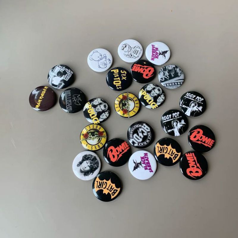Pin band metal rock / pin bros (random)