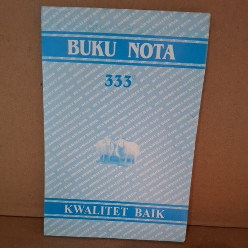 

buku nota 333 3ply kecil isi 40lembar