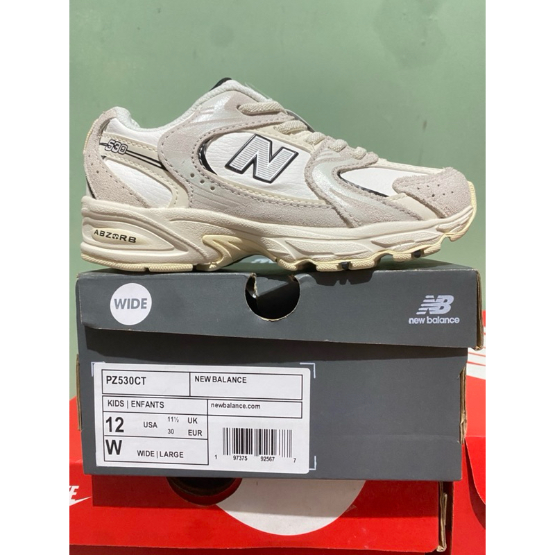 SEPATU ANAK NB 530 kids Grey PZ530CT