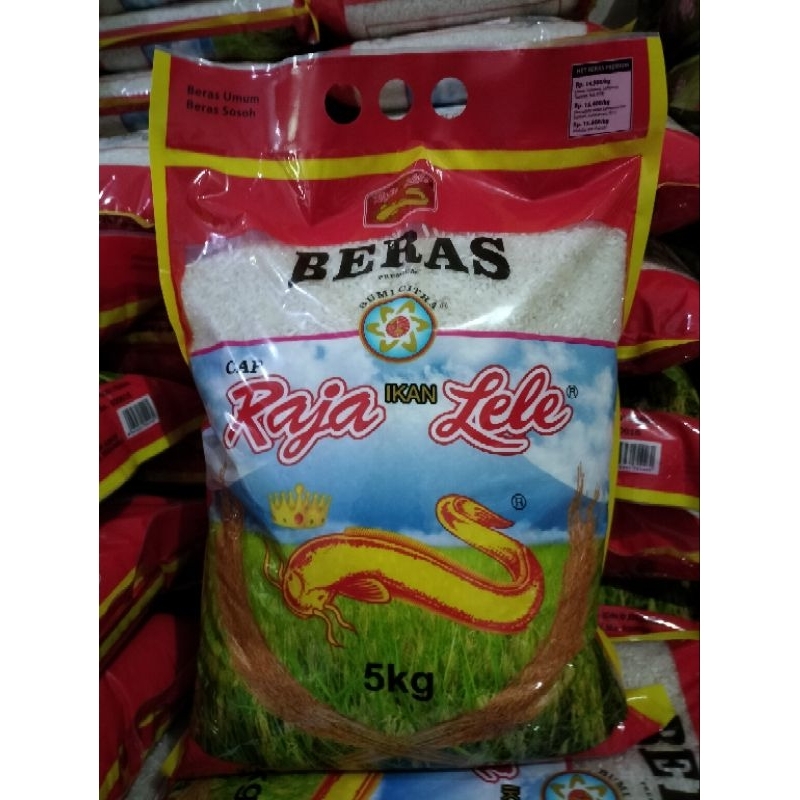 

Beras raja ikan lele kuning 5kg premium