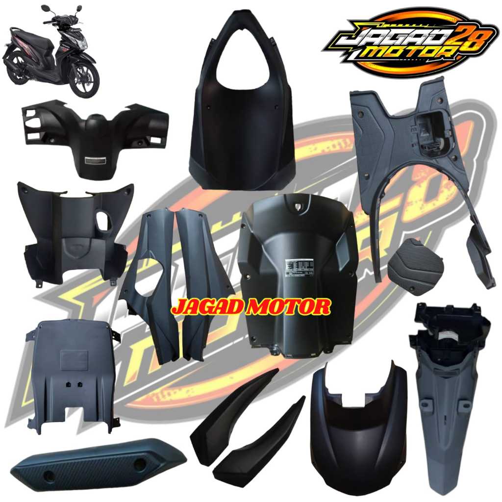 Cover Body Kasar Atas Bawah Depan Belakang Honda Beat Fi 2013-2014