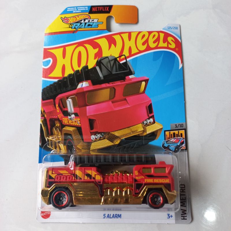 Hotwheels 5 Alarm Merah