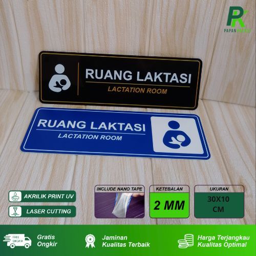 

Signage Akrilik Ruang Laktasi Ukuran 30 X 10 Akrilik Signboard Penunjuk Area Ruang Laktasi