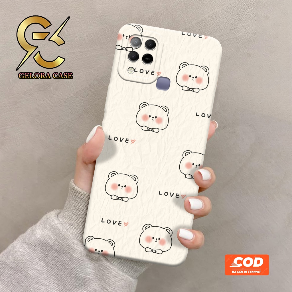 Softcase Infinix Hot 10s - Geloracase - Casing Infinix Hot 10s - Motif case Cartoon - Infinix - Soft