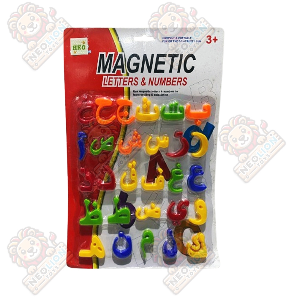 Mainan Edukatif Magnetic Letter & Number Huruf Hijaiyah Arab Islami
