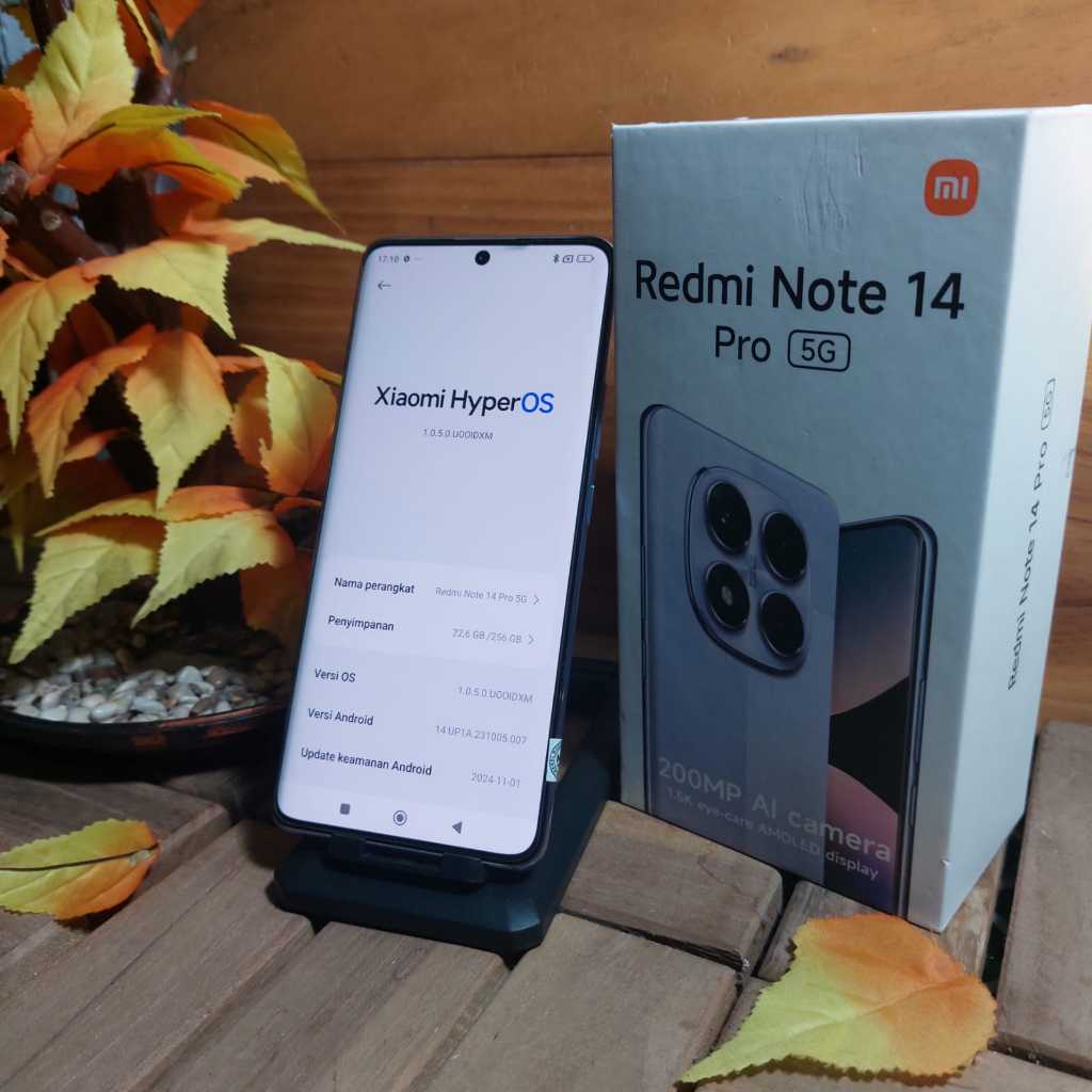 XIAOMI REDMI NOTE 14 PRO 5G SECOND 8/256GB & 12/512GB HANDPHONE SECOND HP SEKEN HP BEKAS HP MURAH