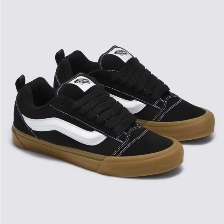 VANS KNU SKOOL BLACK GUM ORIGINAL 100%