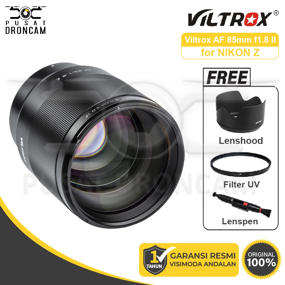 Lensa Viltrox AF 85mm II f1.8 Z Lens for Nikon Z Mount