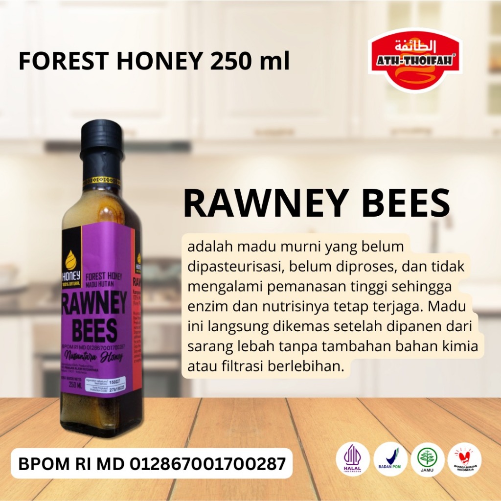 

Madu hutas asli madu hutan murni Raw honey madu mentah 250 ml