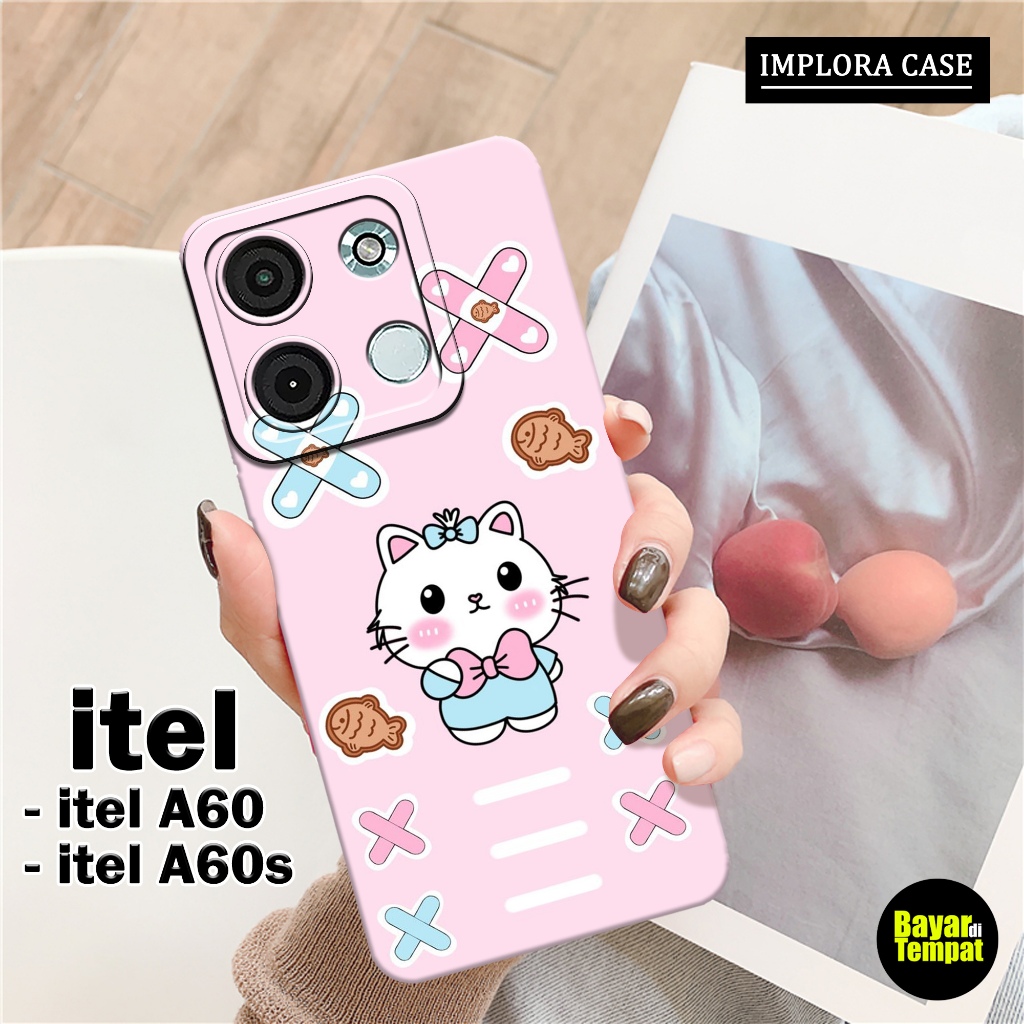 Softcase Itel A60 / A60s - Motif Kartun - IMPLORA CASE - Casing Itel A60 / A60s Case Hp Itel A60 / A