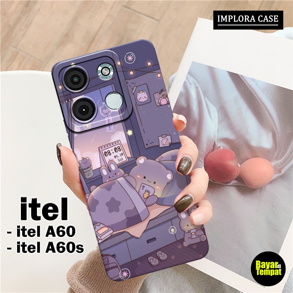 Softcase Itel A60 / A60s - Motif Kartun - IMPLORA CASE - Casing Itel A60 / A60s Case Hp Itel A60 / A