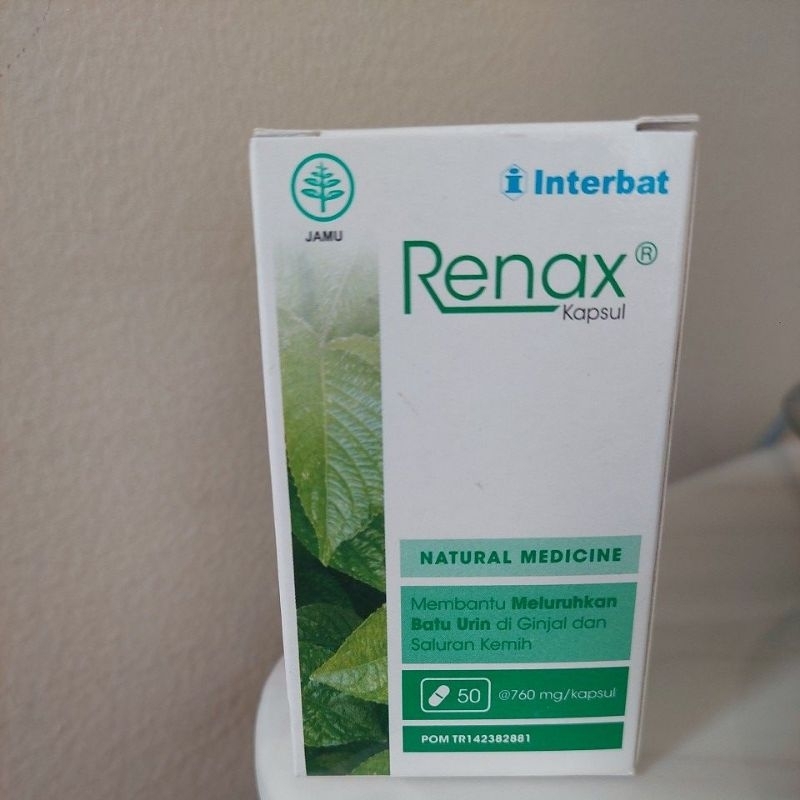 Renax Kapsul Interbat Meluruhkan Batu Urin