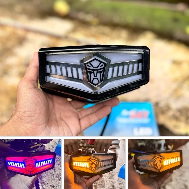 Lampu Stop LED Rx King Stoplamp Rx King New DRL Running Model Transformers Sports Day