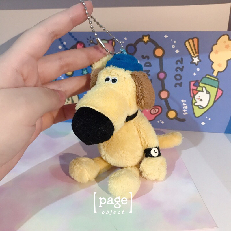 Shaun The Sheep / Bitzer Dog- Plush Doll Boneka Keyring Ganci Keychain Domba
