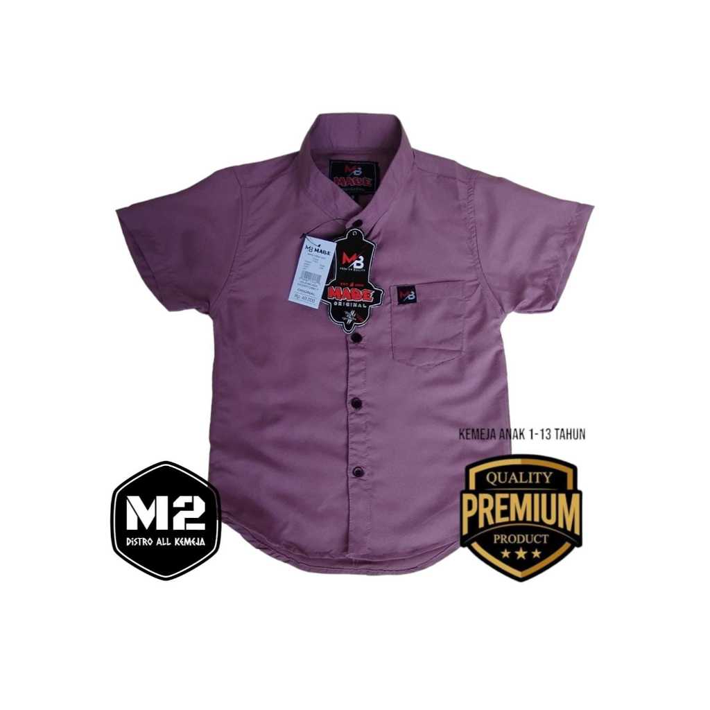 kemko anak laki_laki mauve lengan pendek terlaris