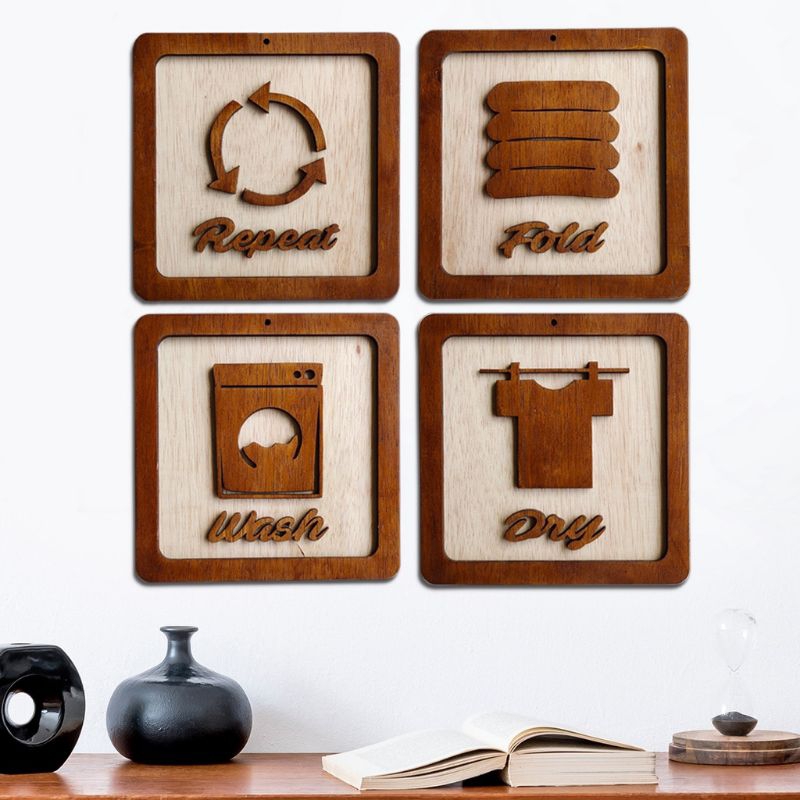 Hiasan Dinding Laundry Room atau Kamar Mandi Aesthetic Minimalis