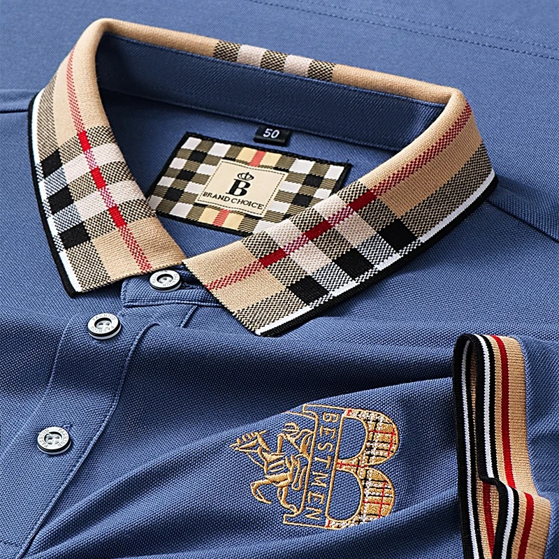 polo shirt pria kaos distro bordir kaos kerah pria kaos cowok casual Lengan pendek kaos pria dewasa 