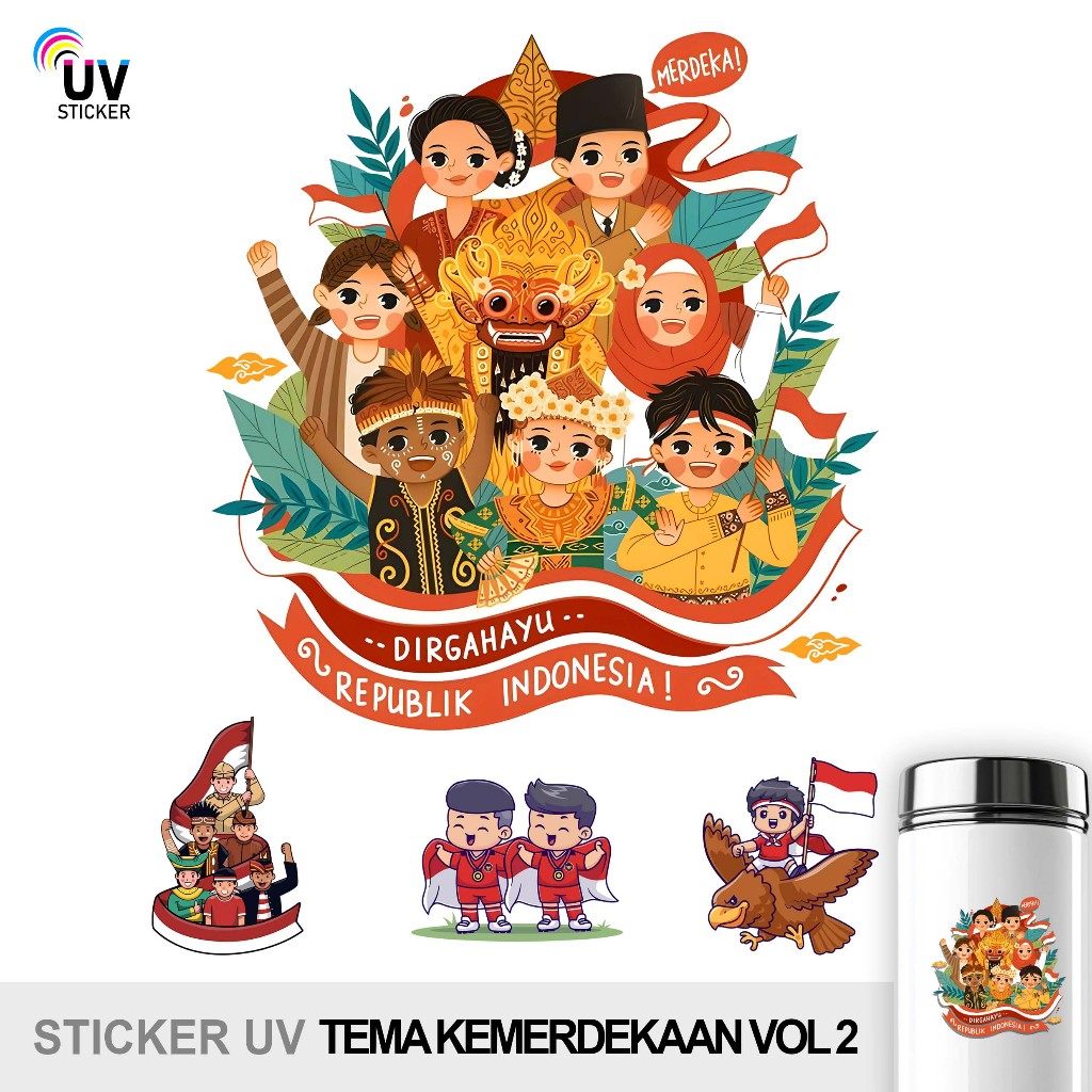 

STIKER UV - TEMA KEMERDEKAAN INDONESIA | STICKER UV, STICKER MOTOR, STICKER MOBIL, STICKER HELM, STICKER TUMBLER, STICKER 3D, STICKER UV DTF BY UVSticker