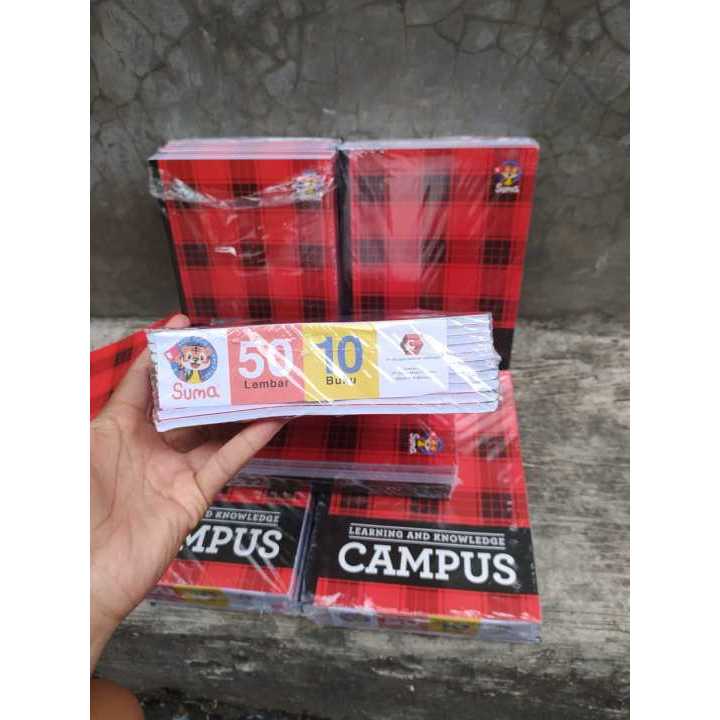 

Buku Campus/buku campus suma isi 50 lembar + free pulpen/pensil 1pcs