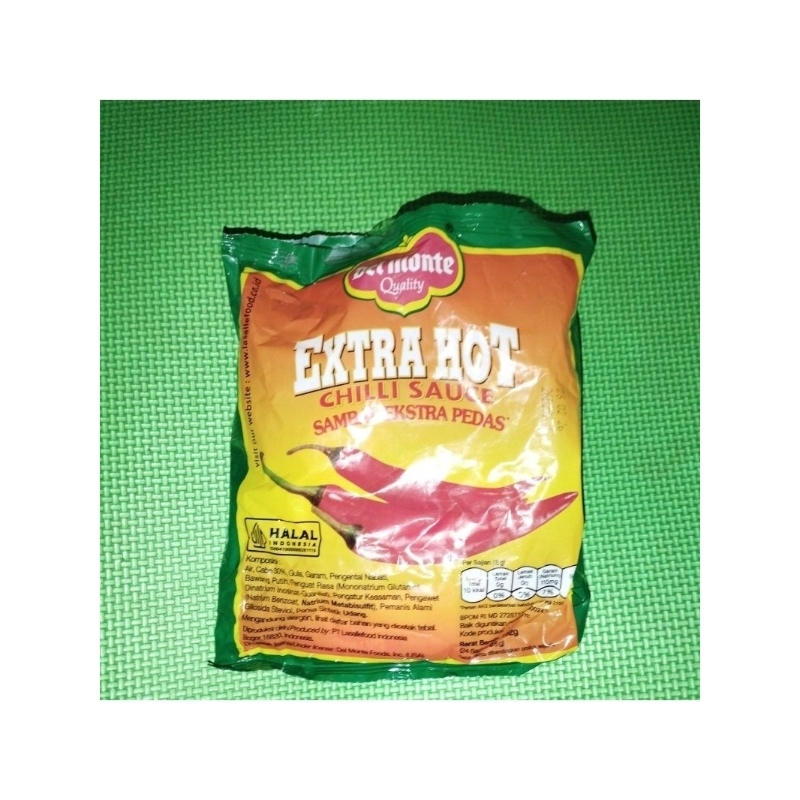 

saus sambal extra pedas delmonte