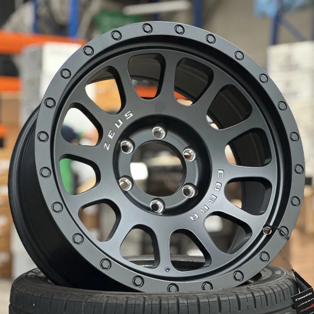 Velg Lenso Ring 18 Lebar 9 Lenso Zeus 03 Pcd 6x139.7 Warna Satin Black | Velg R18 | Velg Mobil | Vel