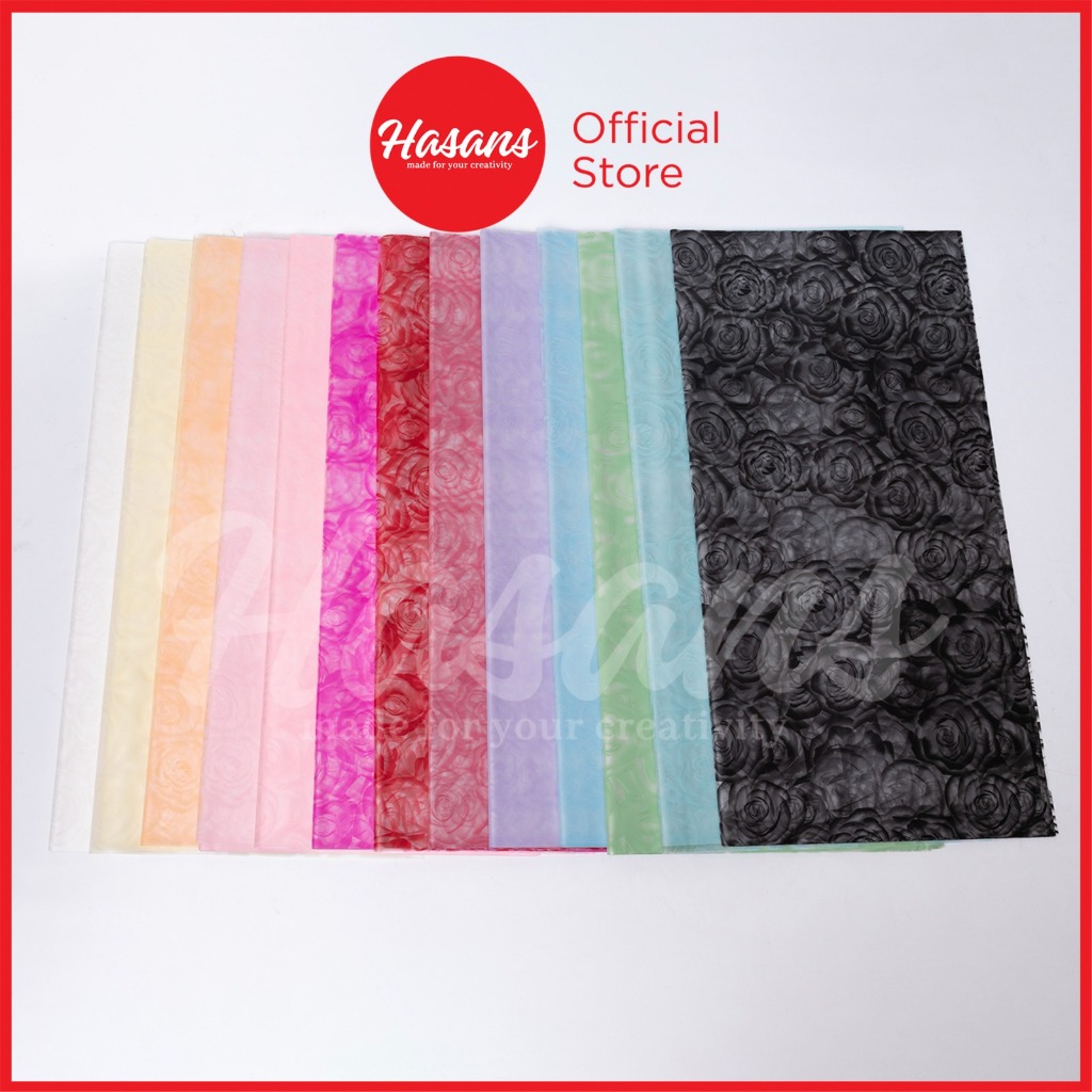 

[20 Lembar] Kertas Buket Bunga Motif Rose / Kertas Buket Motif / Kertas Buket Motif Mawar / Flower Wrapping Paper / Cellophane Motif Mawar / Cellophane Motif Rose